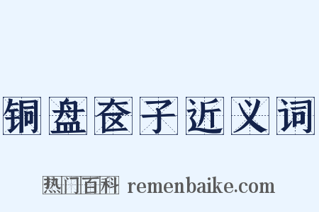 铜盘奁子近义词是什么意思的图片